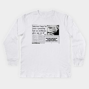 Internet Passing Fad Kids Long Sleeve T-Shirt